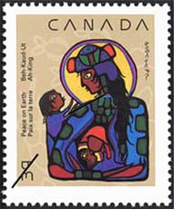 Morrisseau Xmas stamp